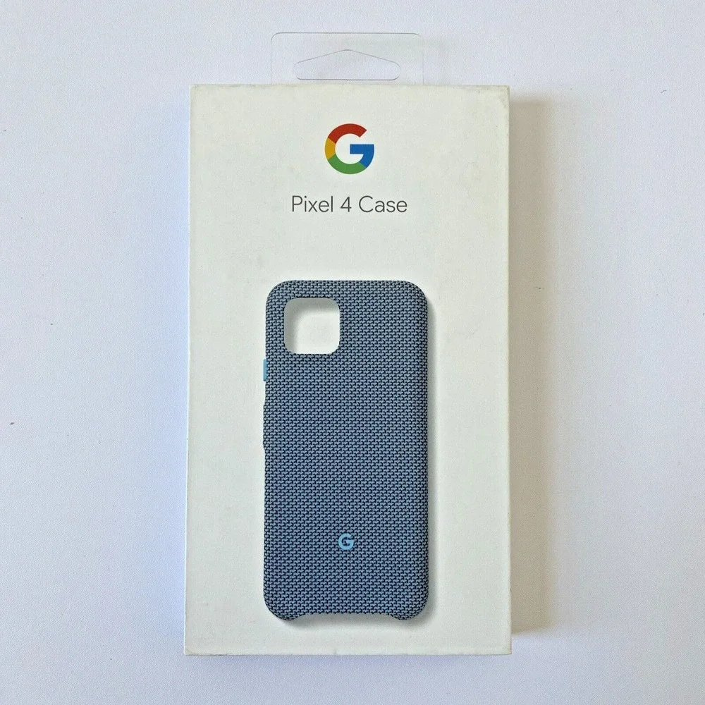 Google - Fabric Case for Google Pixel 4 Smartphones - ORIGINAL - BLUEISH BLUE